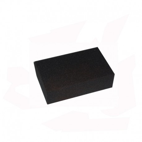 EPONGE RECTANGULAIRE 135X90X38 mm NOIR GRAIN FIN