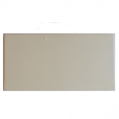 BISCUIT CARREAU FAIENCE BLANCHE-CREME 150*75*6.5 MM