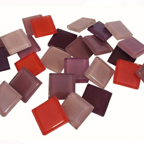 MOSAIQUE BACCARA 20X20mm PANACHE AMETHYSTE