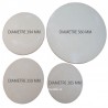 PLAQUE REFRACTAIRE RONDE DIAM 394x13 MM 1340°