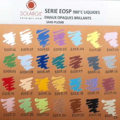 EMAIL EOSP-00 EXTRA BLANC OPAQUE SANS PLOMB