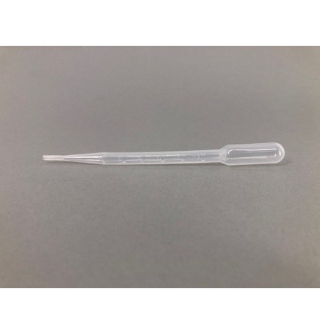 PIPETTE A BULBE POLYPROPYLENE 7ML graduées a 3ml LOT DE 10 UNITES