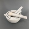 MORTIER ET PILON EN PORCELAINE DIAMETRE 19CM