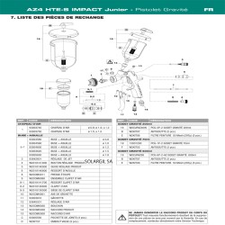 AIGUILLE IWATA DE 0.8 A 1.2 MM