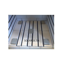 LOT DE 5 CALES 50 x 50 x 20 MM 1340°C