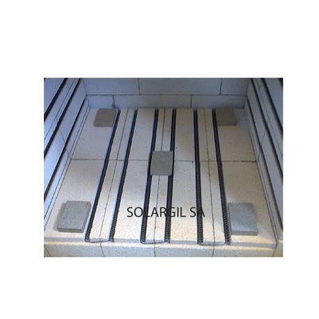 LOT DE 5 CALES 50 x 50 x 20 MM 1340°C